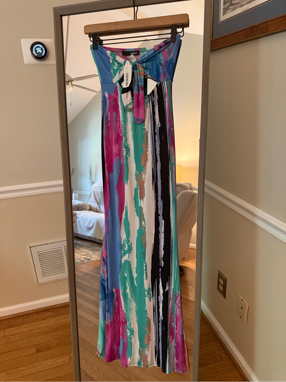 Multi-Color Cutout Maxi Dress - Women